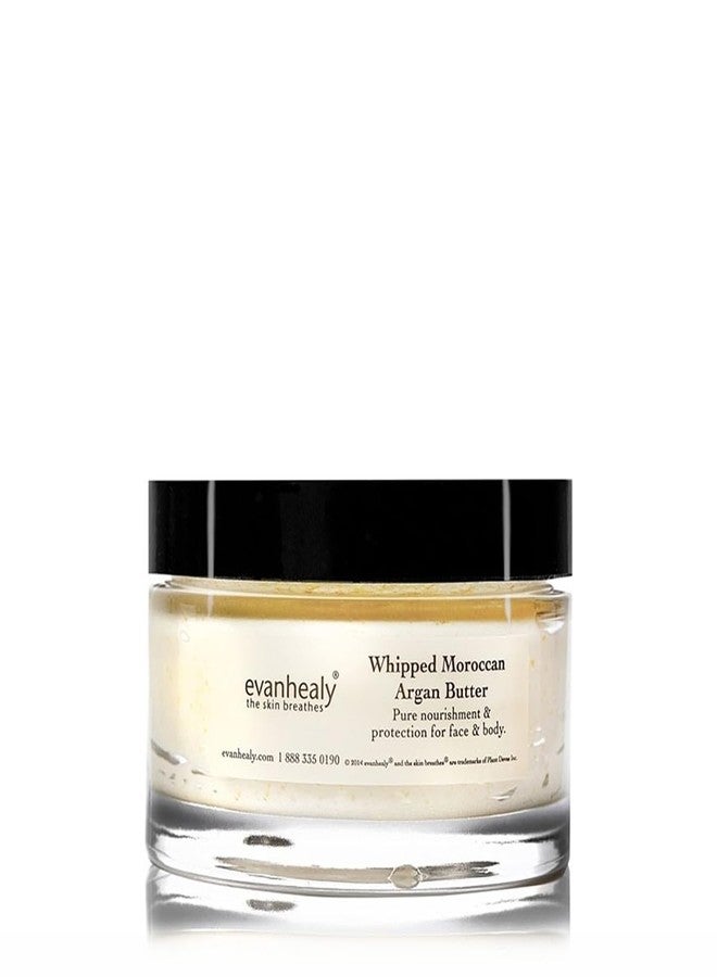 evanhealy Whipped Moroccan Argan Butter | Organic Shea Butter, Argan Oi & Lavender | Moisturize & Revitalize Dehydrated Skin - Image 1